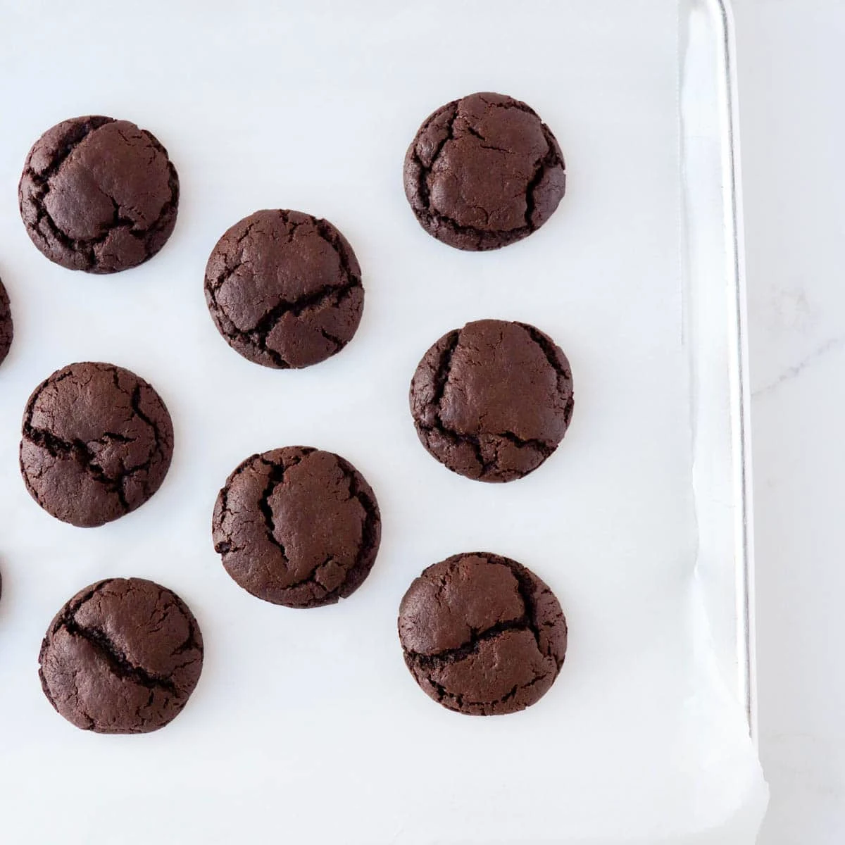 Mint Chocolate Sandwich Cookies