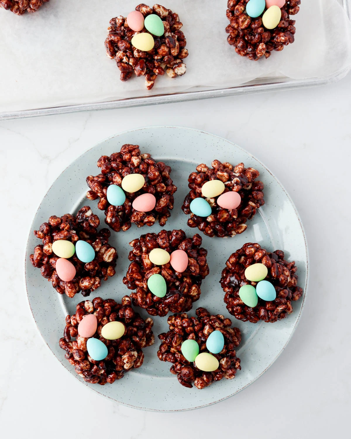 Puffed Wheat Mini Egg Nests