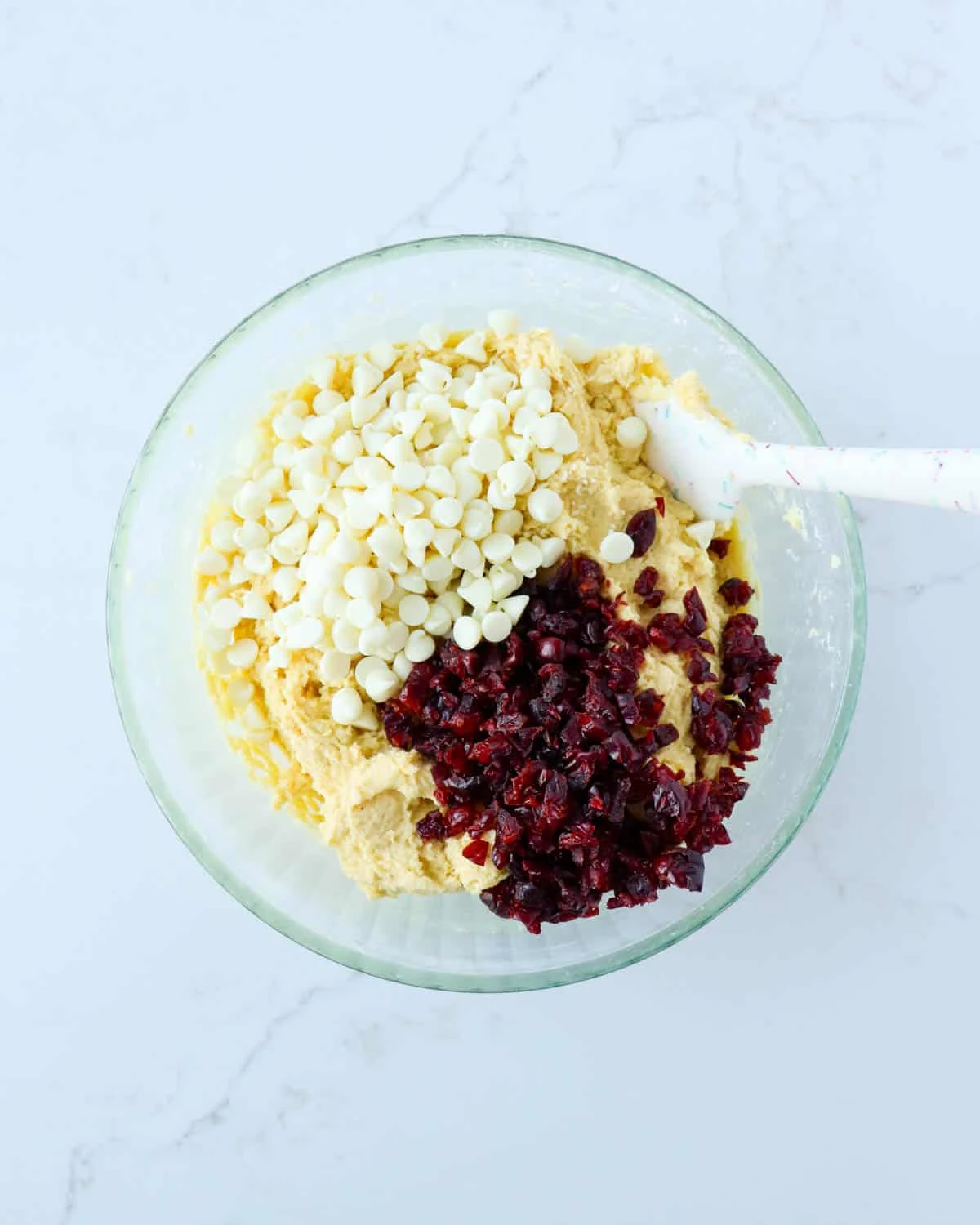 White Chocolate Cranberry Lemon Cookies