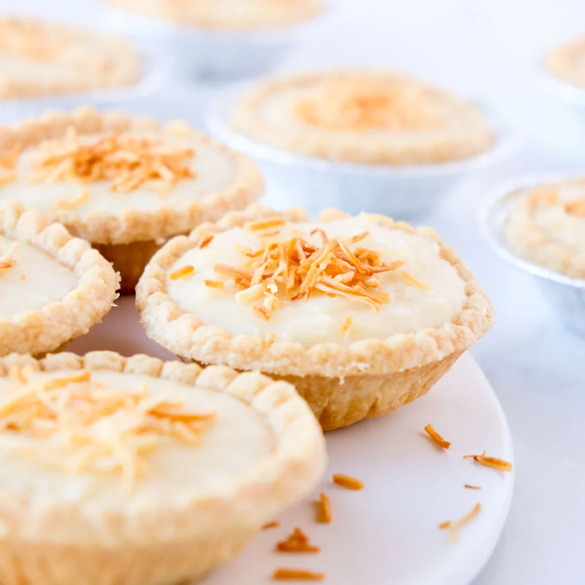 Coconut Cream Tarts