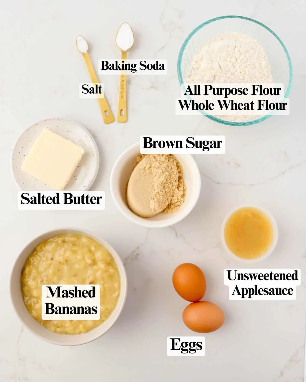 Whole Wheat Banana Muffins