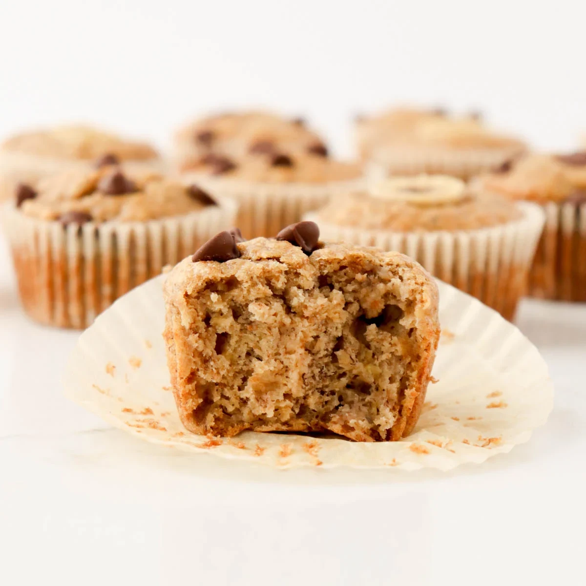 Whole Wheat Banana Muffins