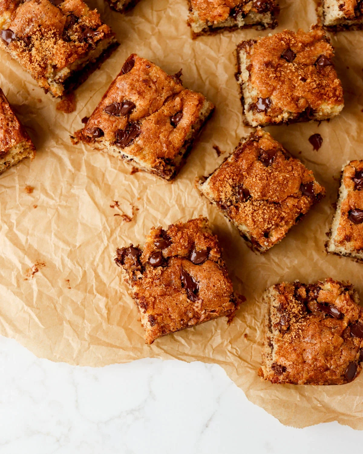 Banana Chocolate Chip Coffee Cake
