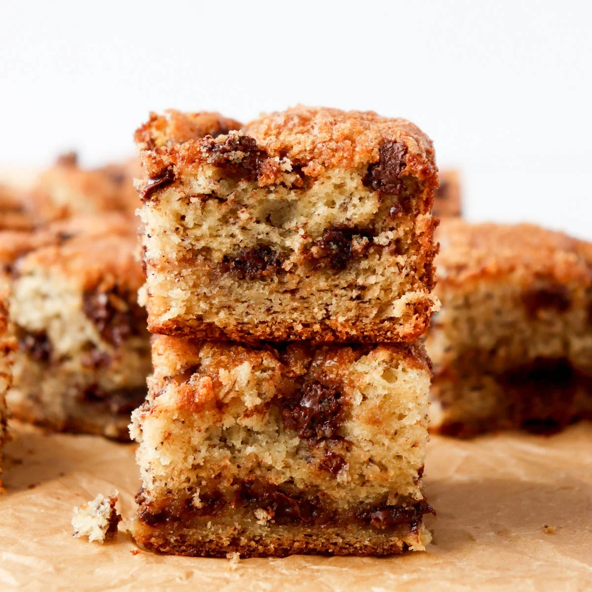 Banana Chocolate Chip Coffee Cake