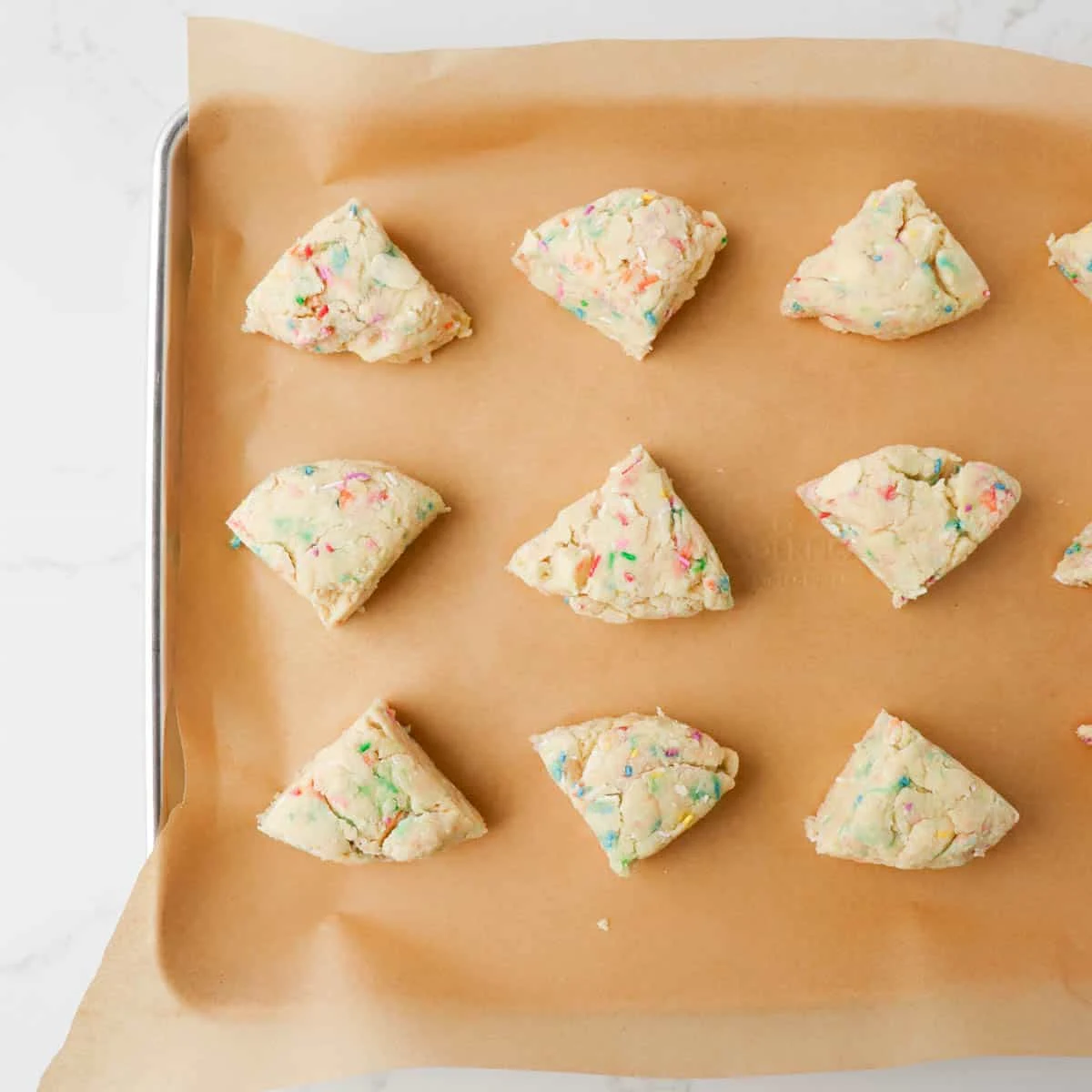 Birthday Cake Scones