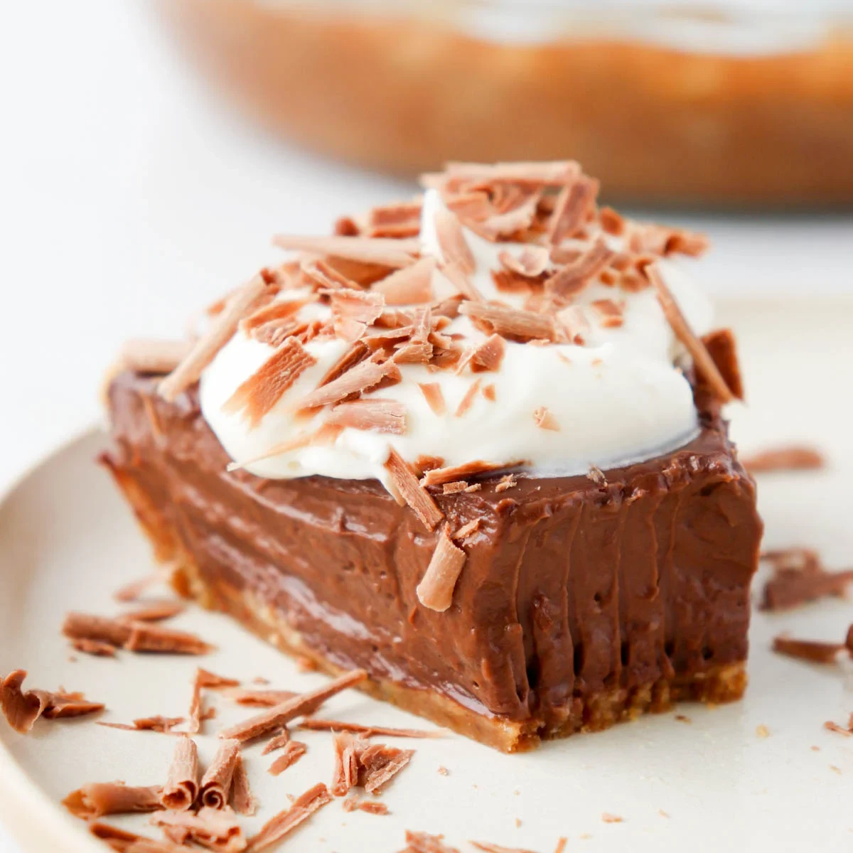 Dark Chocolate Cream Pie
