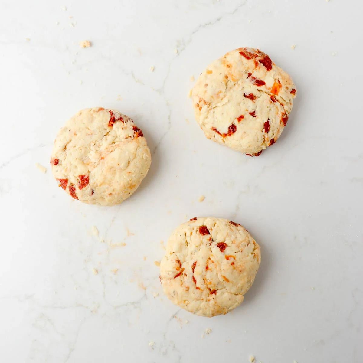 Smoked Cheddar Sun-Dried Tomato Scones