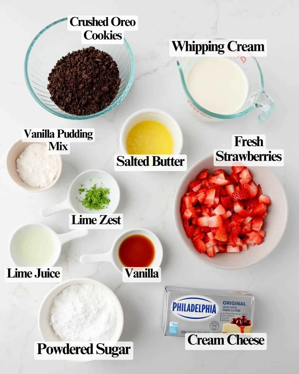 Strawberry Cheesecakes in a Jar