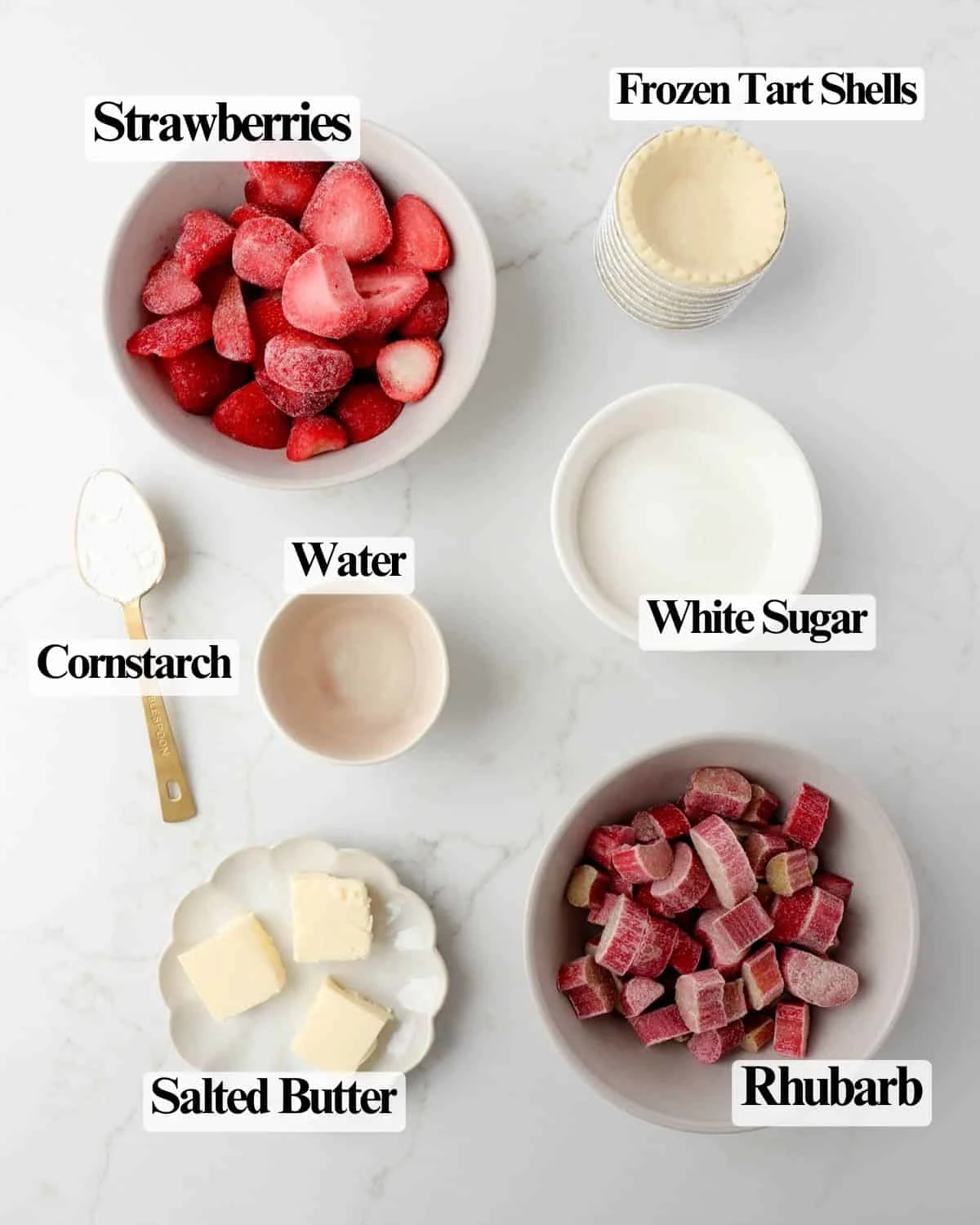 Strawberry Rhubarb Tarts