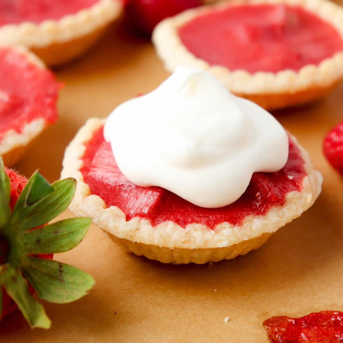 Strawberry Rhubarb Tarts