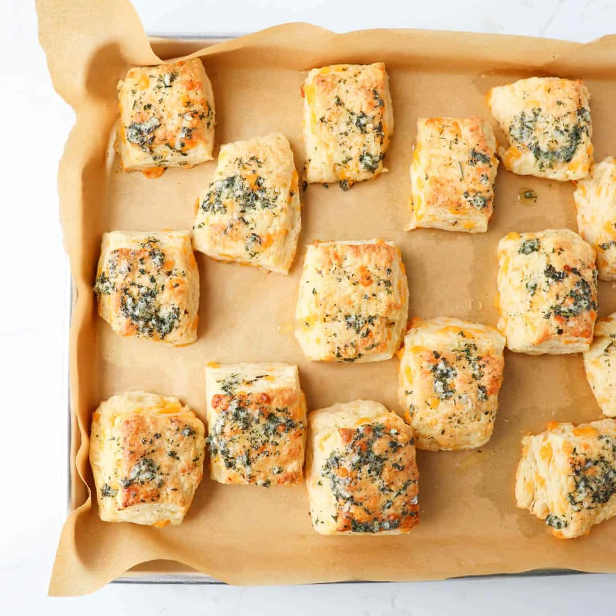 Cheddar Garlic Butter Biscuits
