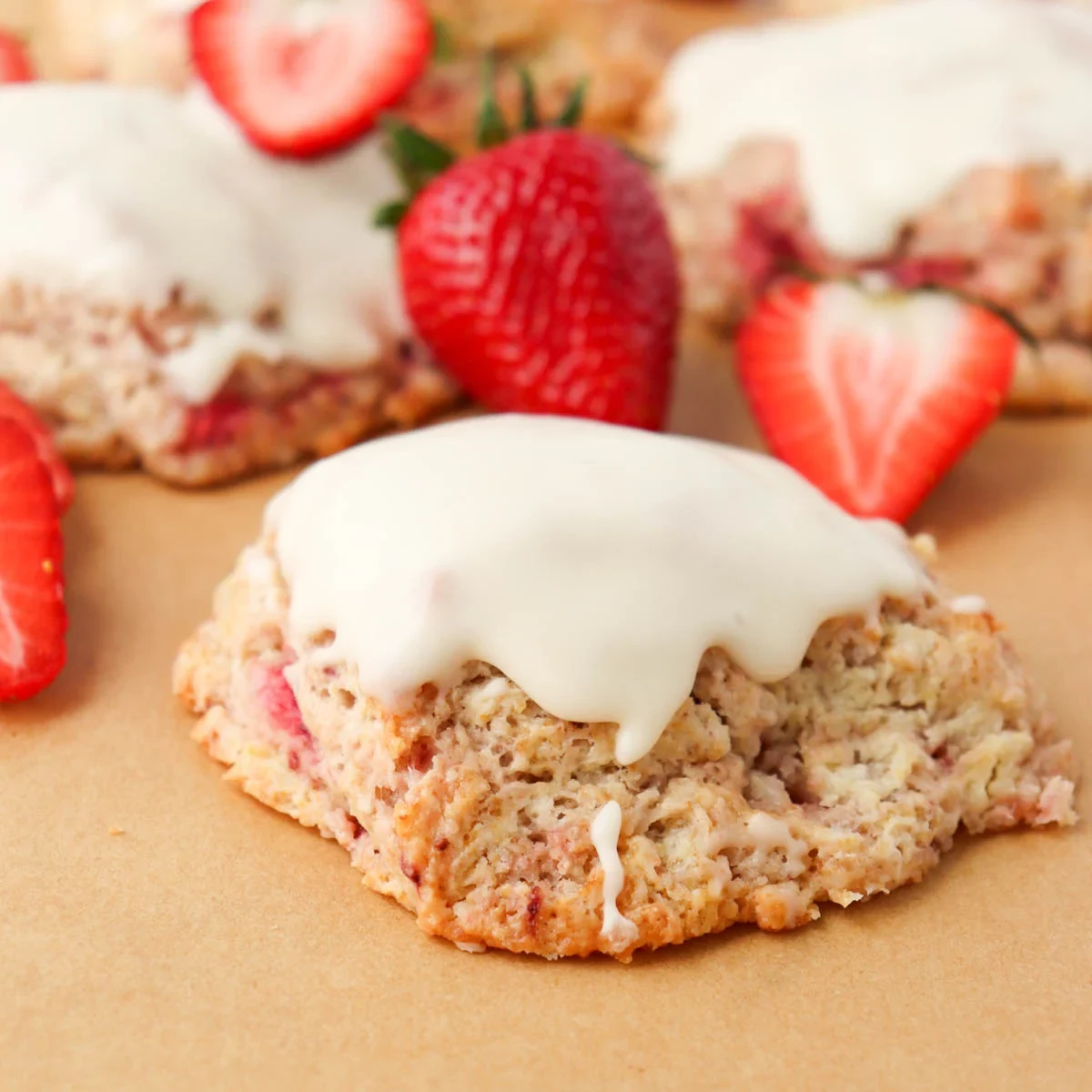 Strawberries & Cream Scones