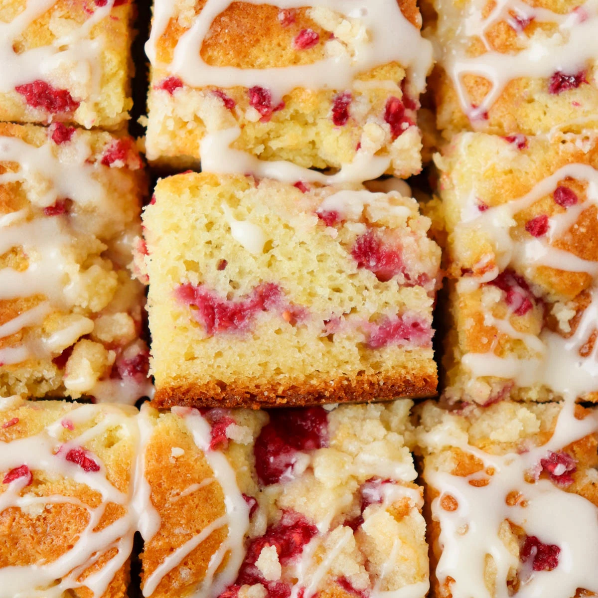 Raspberry Lemon Coffee Cake