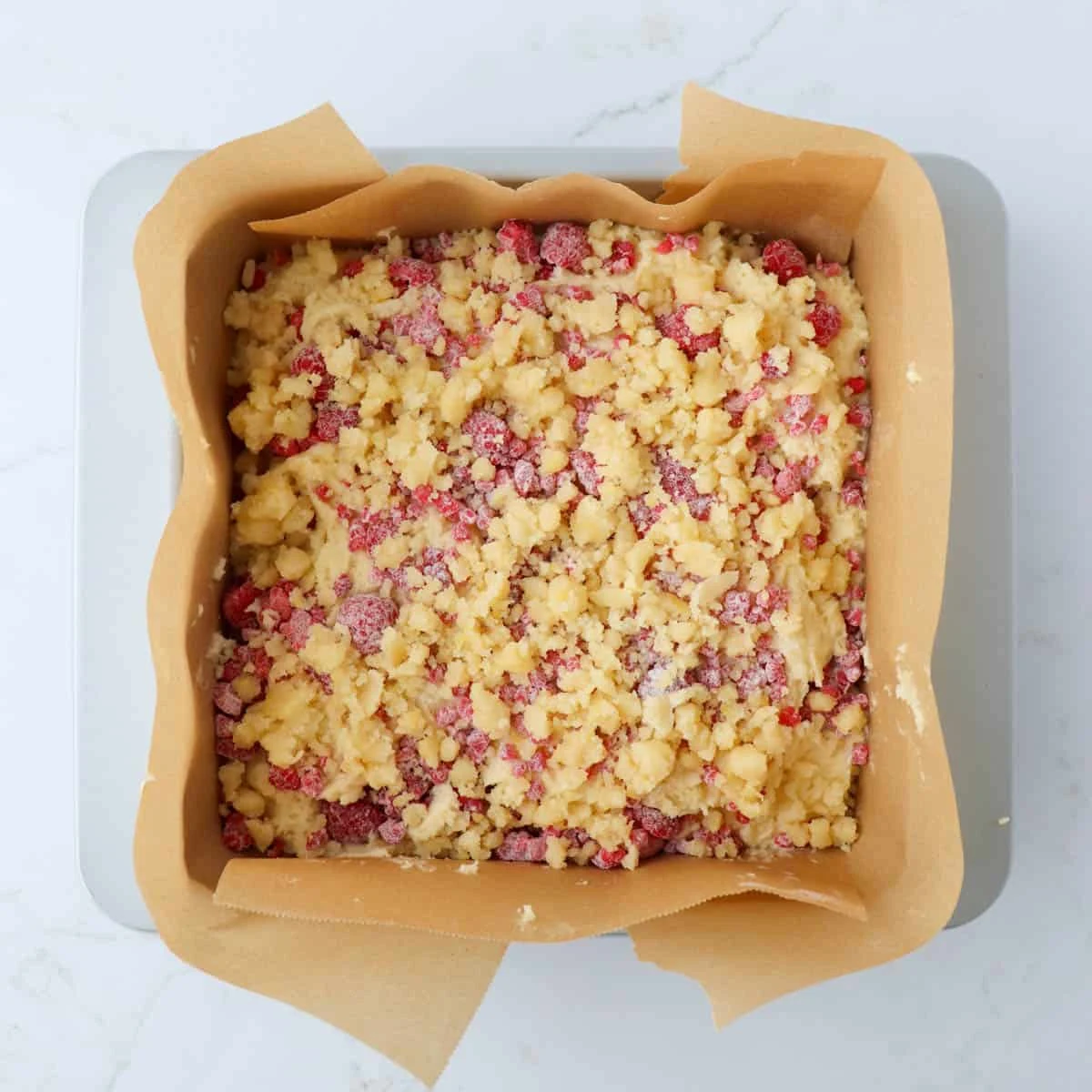 Raspberry Lemon Coffee Cake