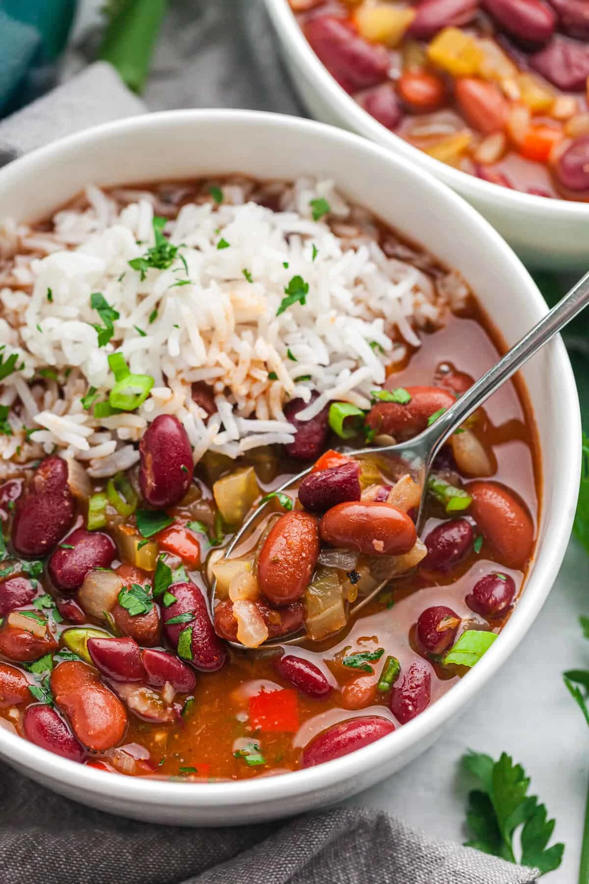 Vegetarian Red Beans and Rice Recipe