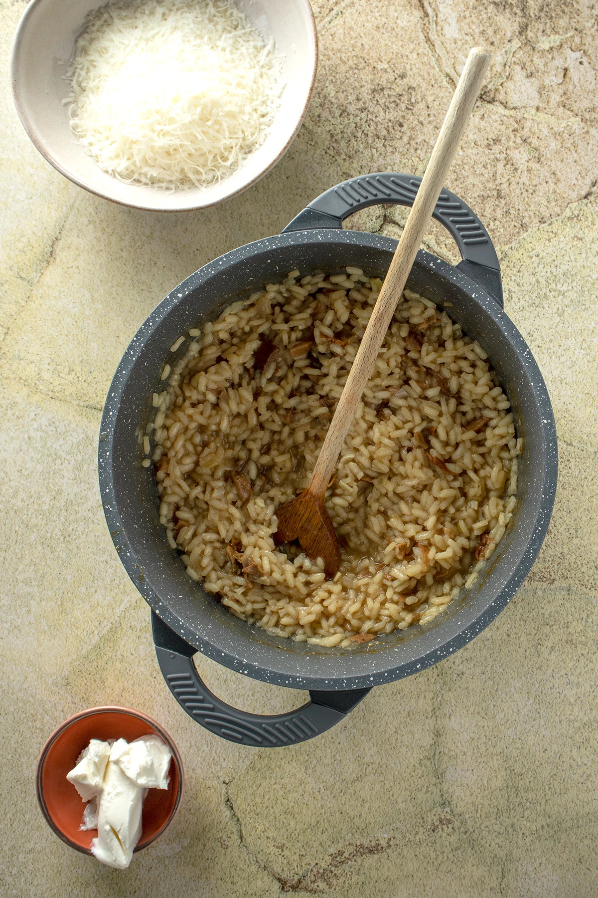 Simple Porcini Mushroom Risotto