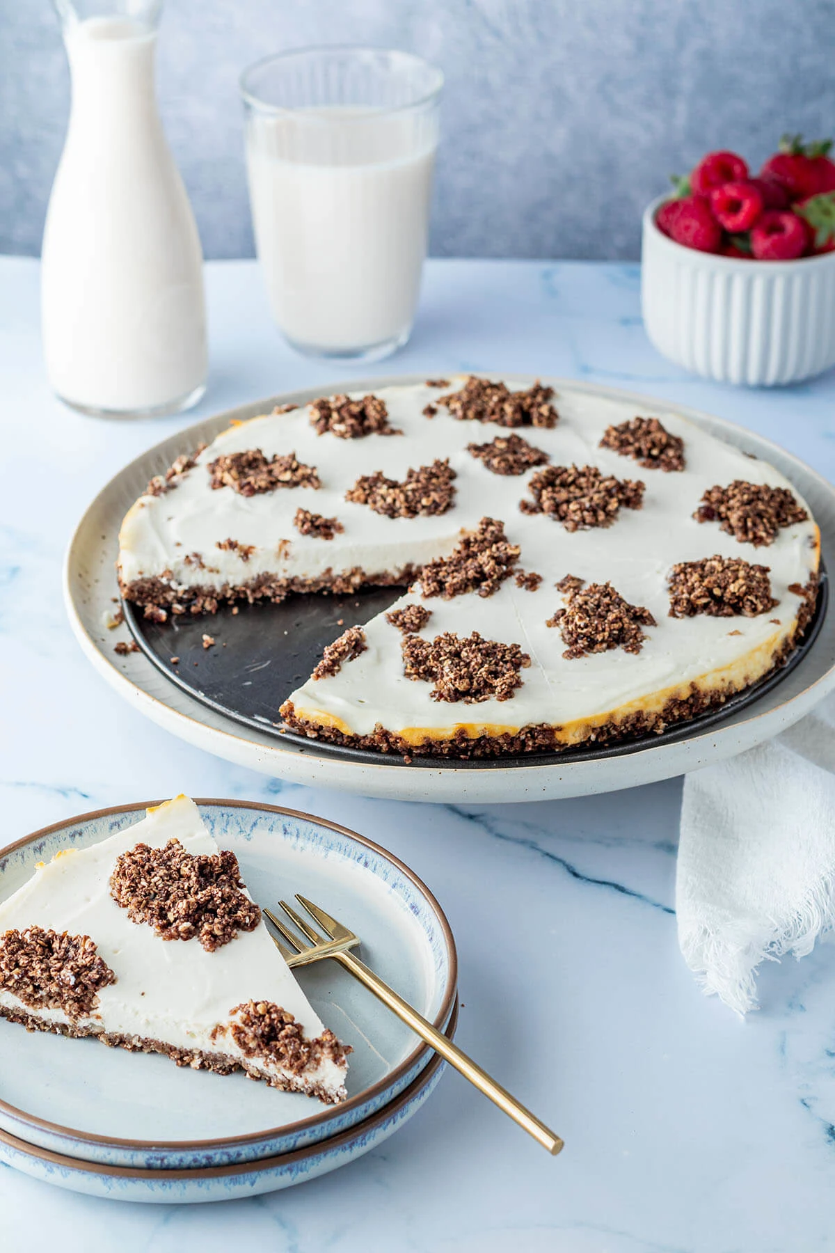 Low-Calorie German-Style Cheesecake