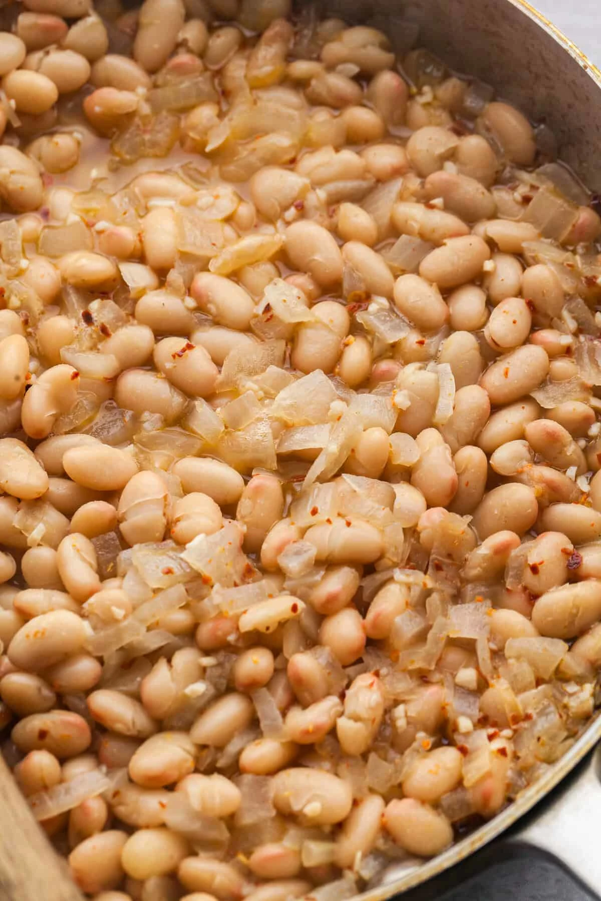 Sautéed White Beans with Parmesan and Lemon