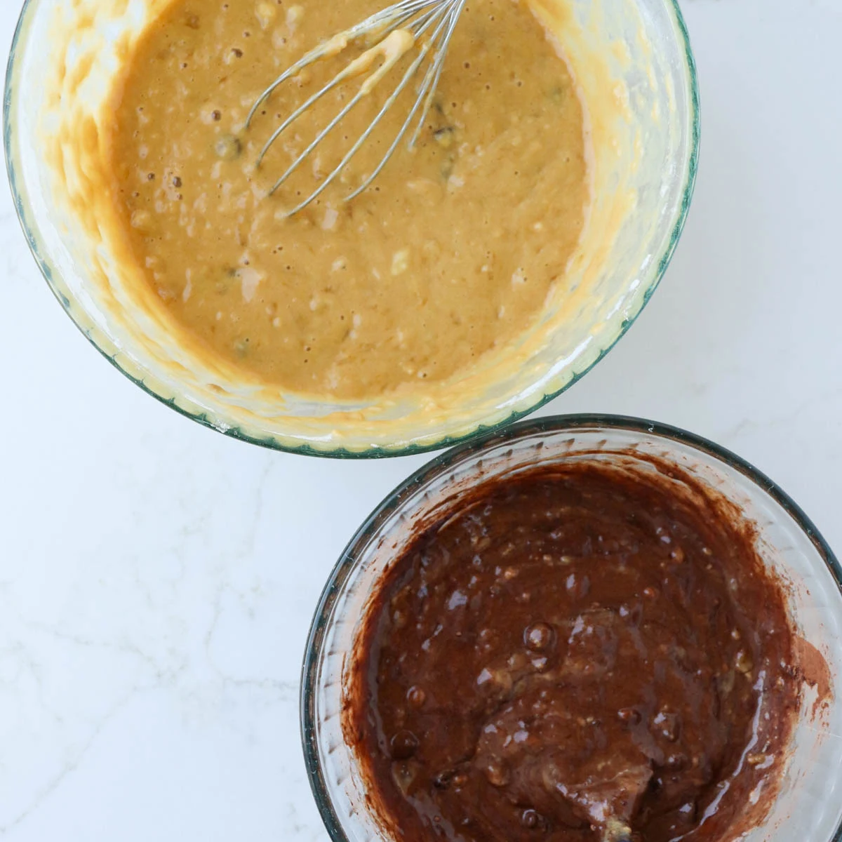Chocolate Marbled Banana Bread