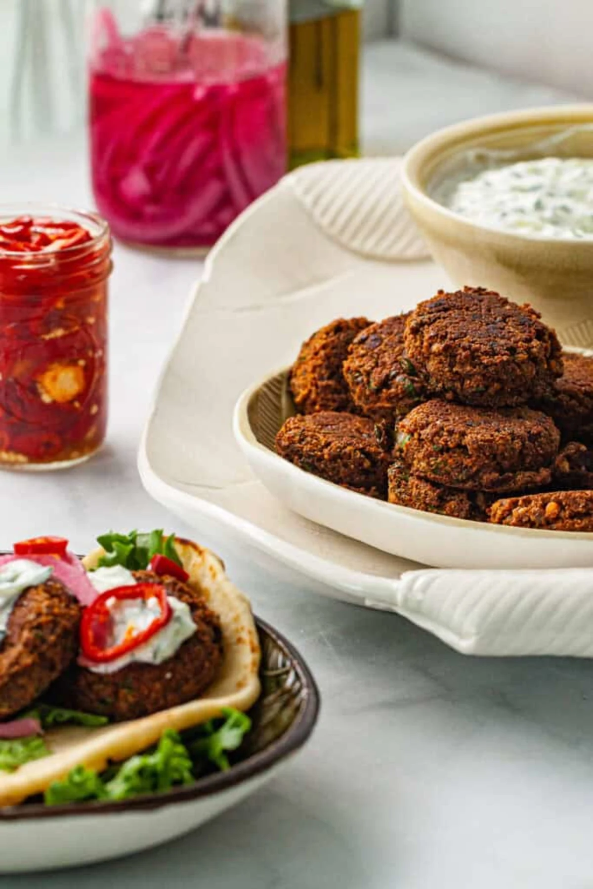 Red Lentil Koftas (Vegan Kofte Balls)