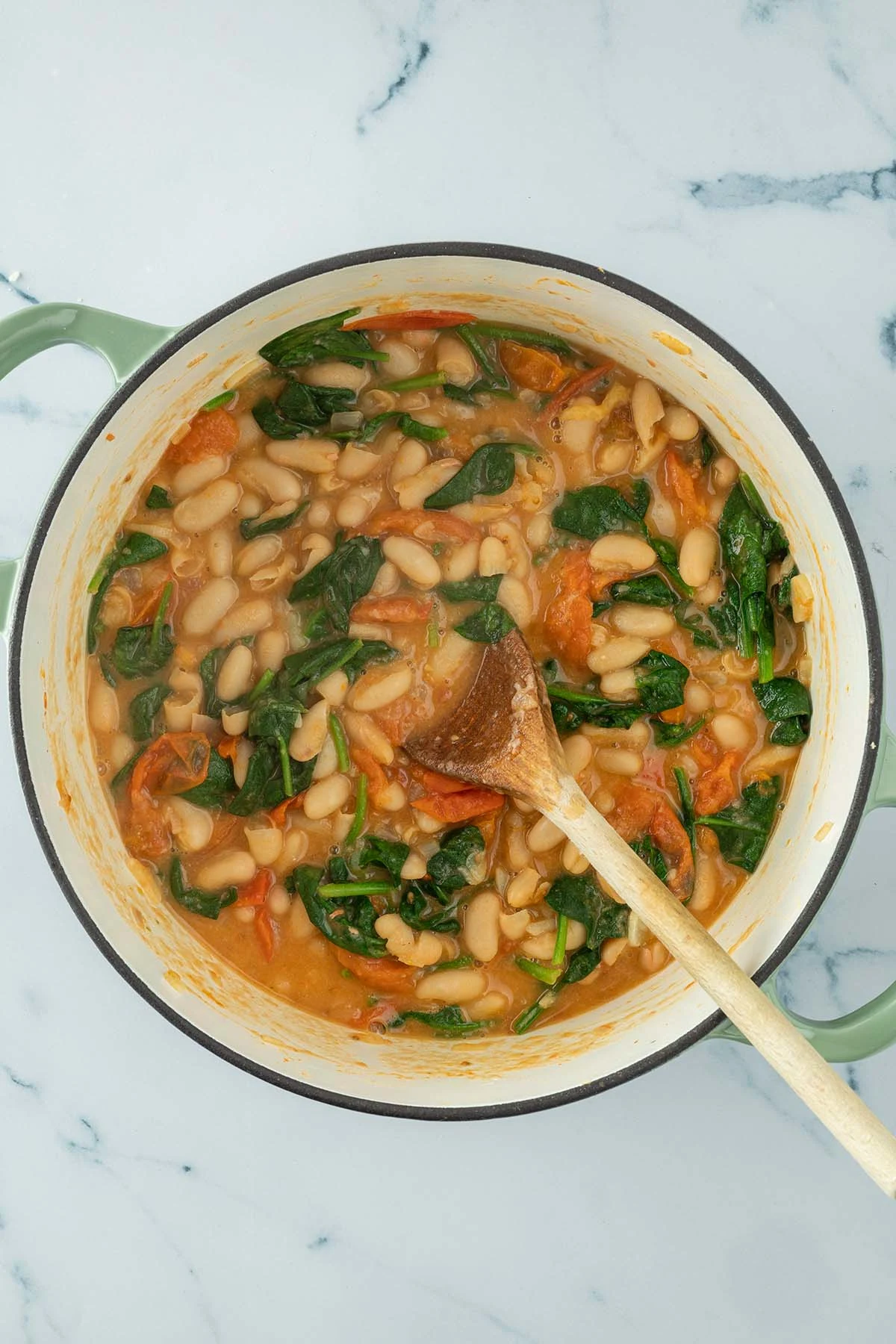 Mediterranean White Bean Skillet