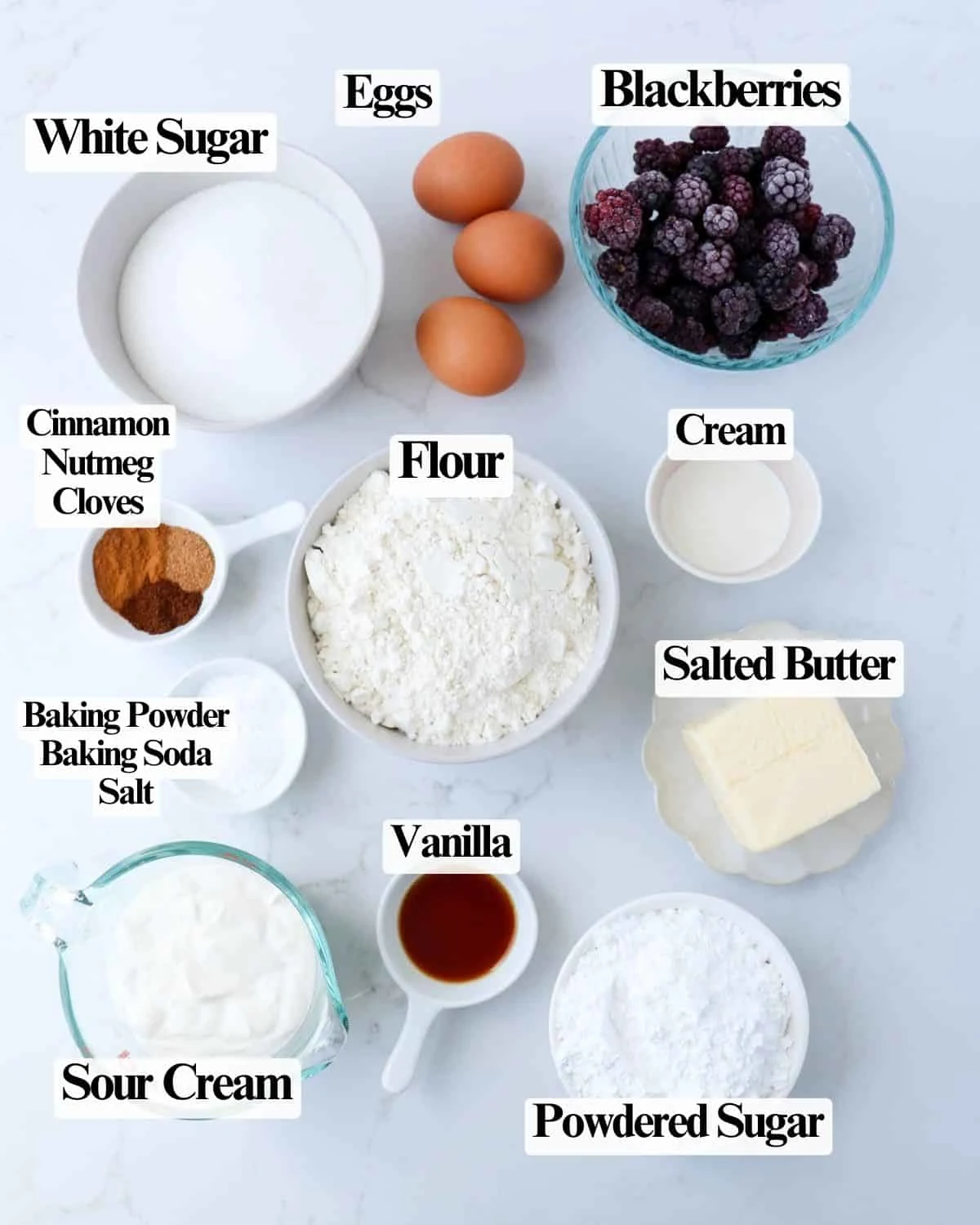 Spiced Blackberry Bundt Cake