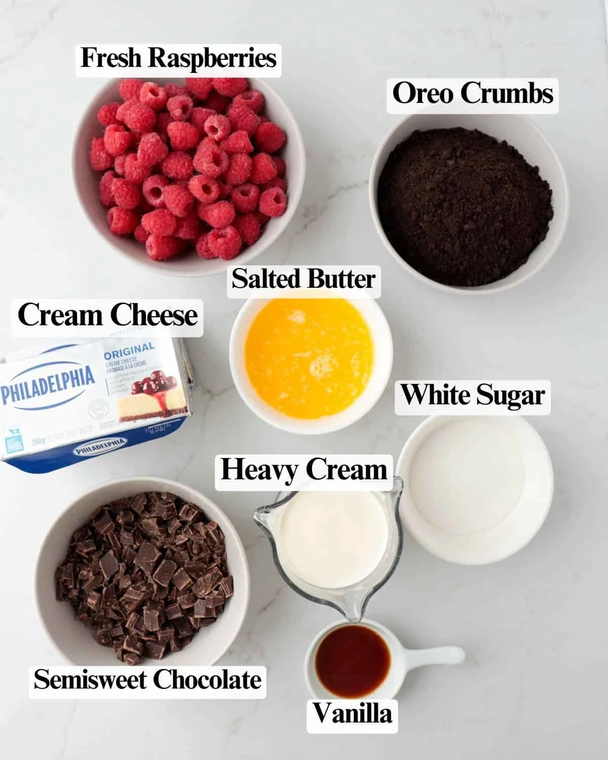 No-Bake Raspberry Chocolate Cheesecake