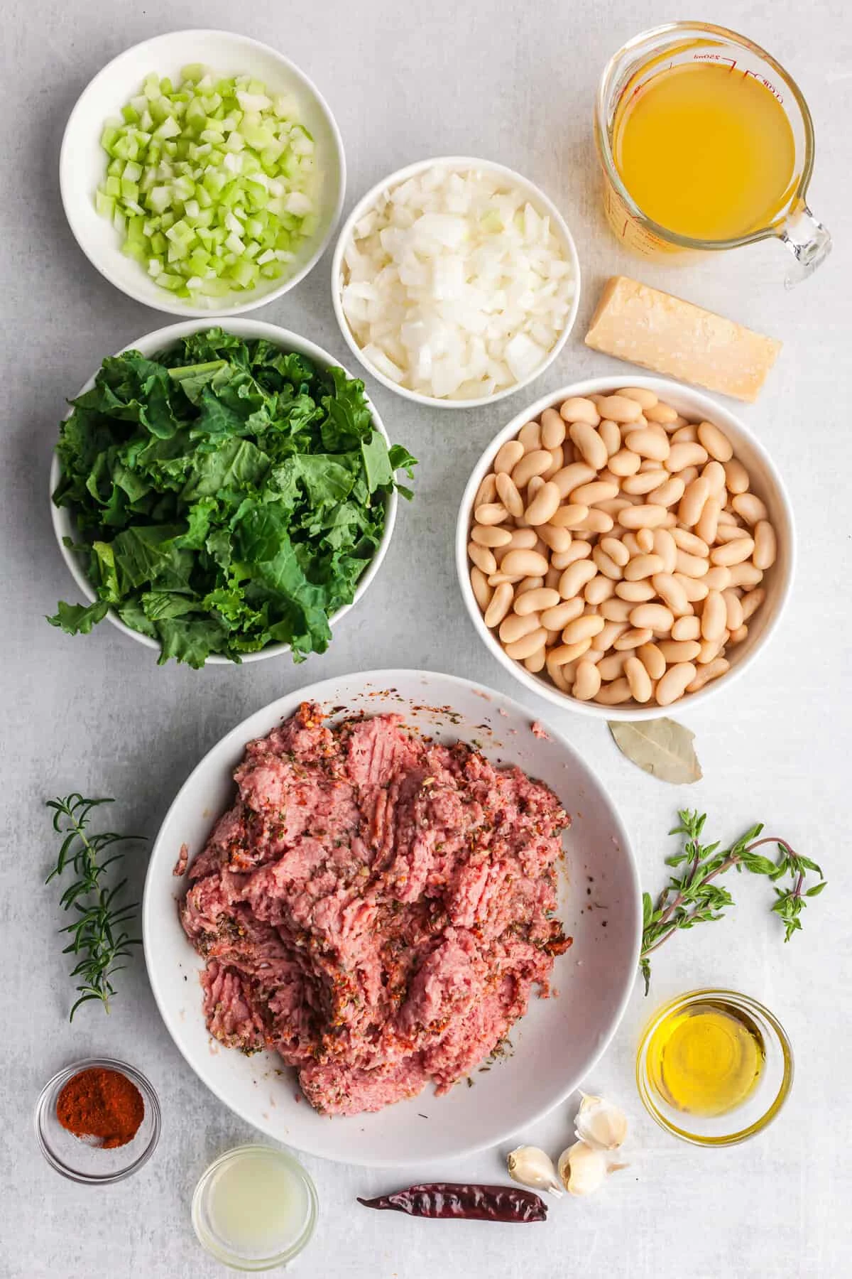 Sausage Kale and White Bean Soup