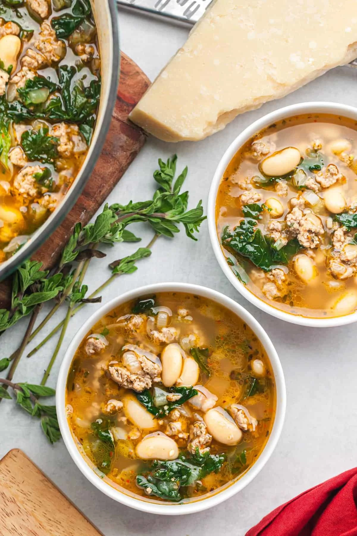 Sausage Kale and White Bean Soup