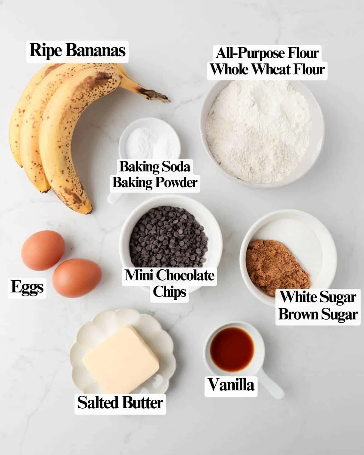 Mini Chocolate Chip Banana Muffins