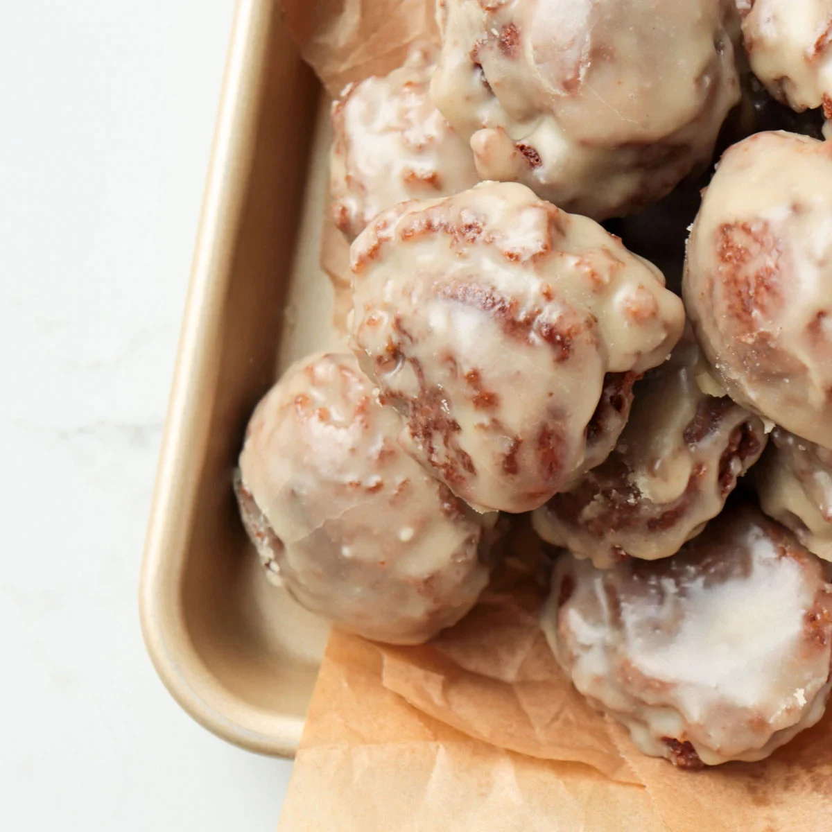 Glazed Pumpkin Fritters