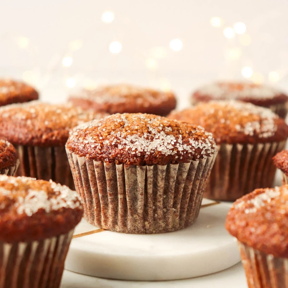 Gingerbread Banana Muffins