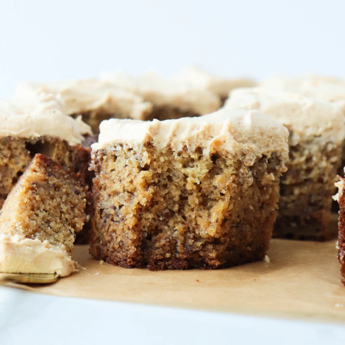 Banana Cake with Peanut Butter Frosting