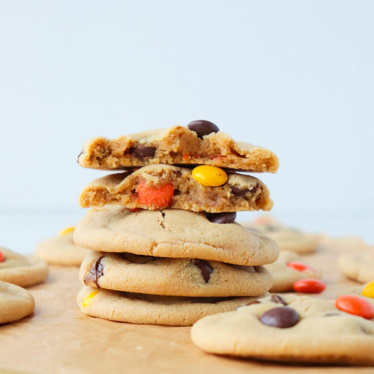 Reese's Pieces Peanut Butter Cookies