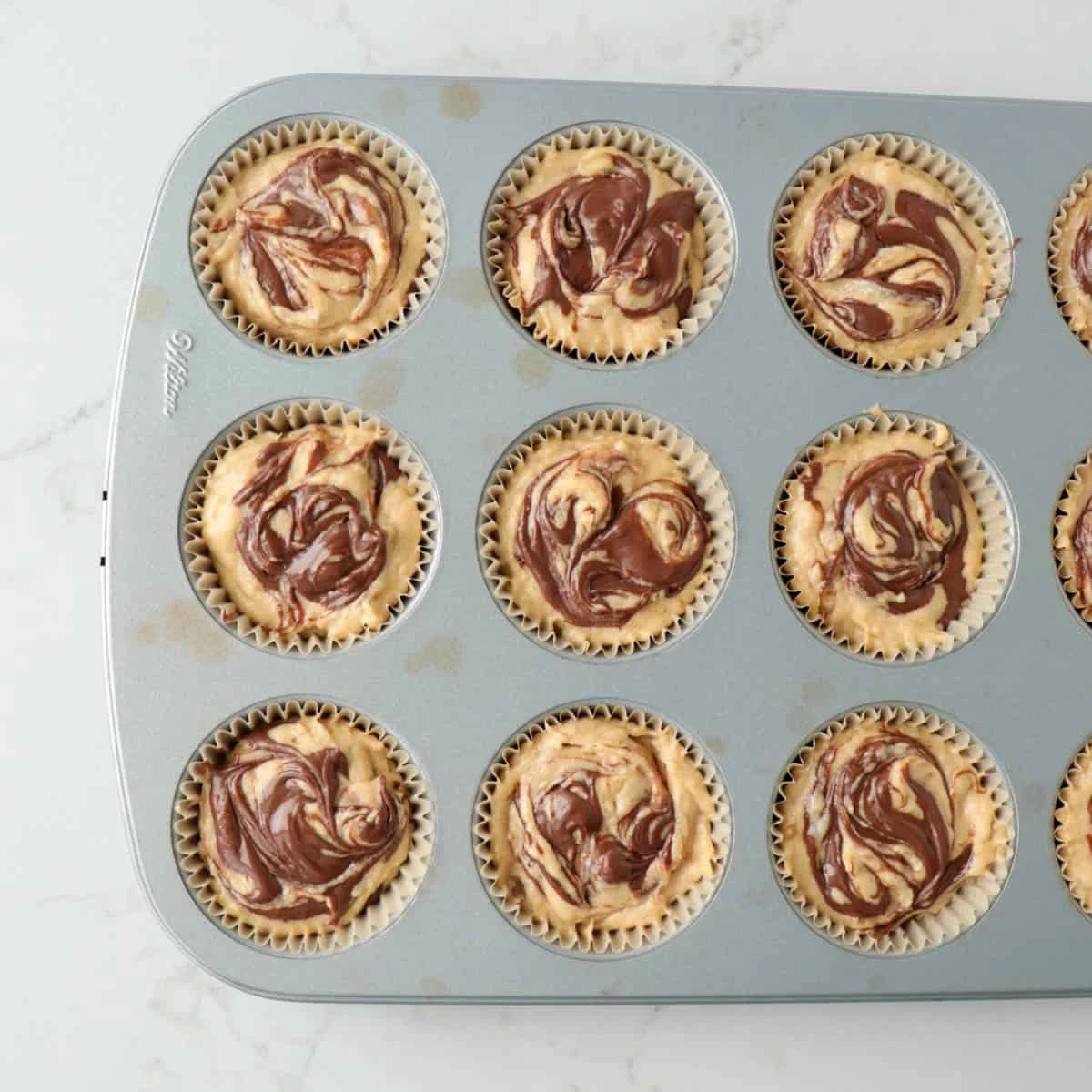 Nutella Banana Muffins