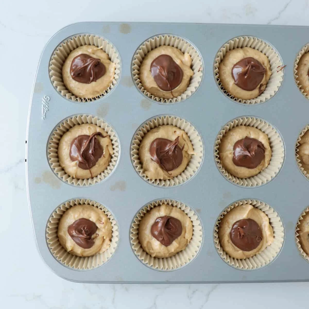 Nutella Banana Muffins
