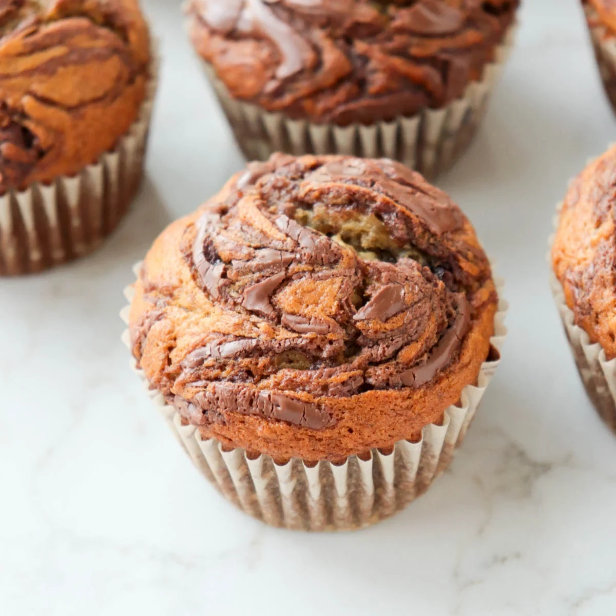 Nutella Banana Muffins
