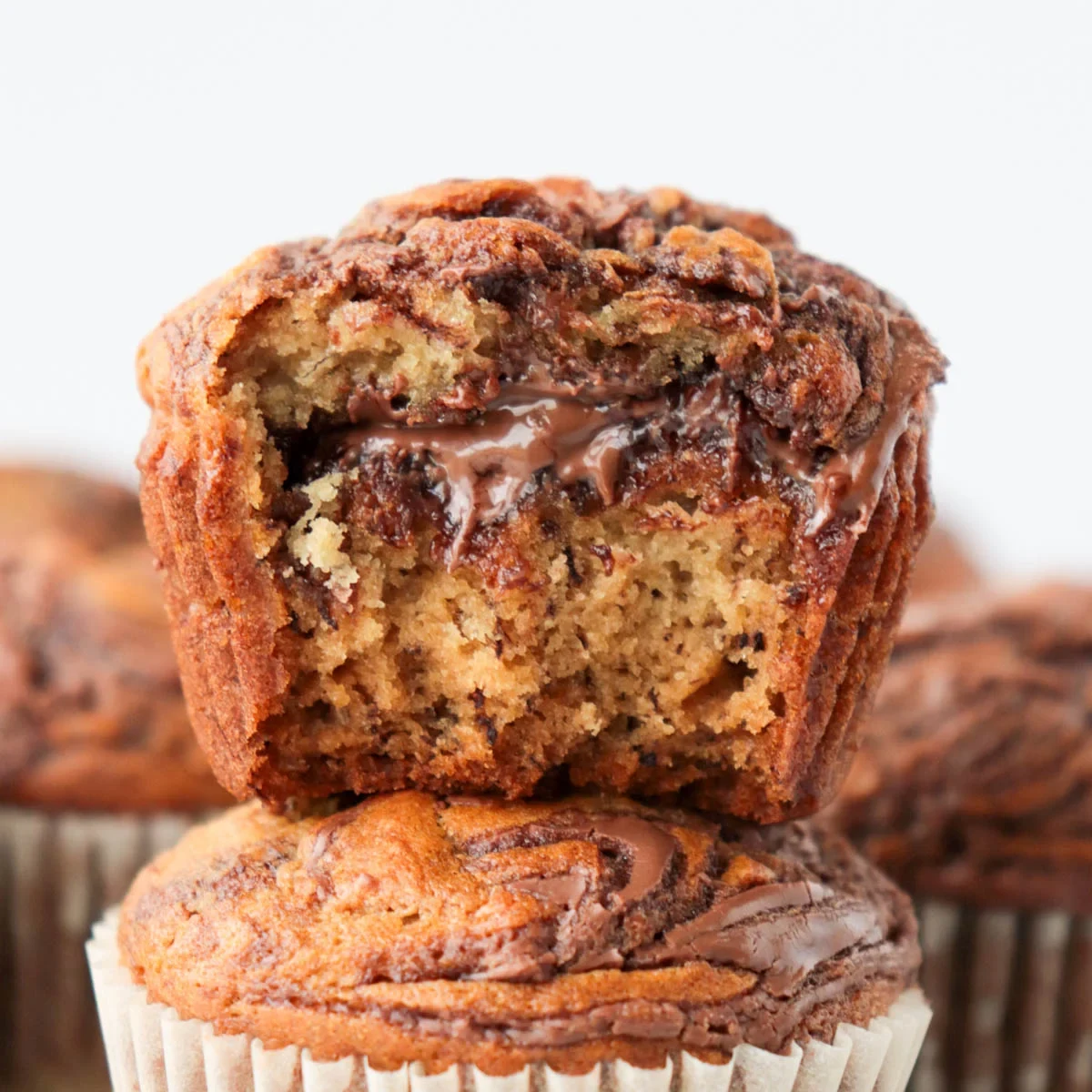 Nutella Banana Muffins