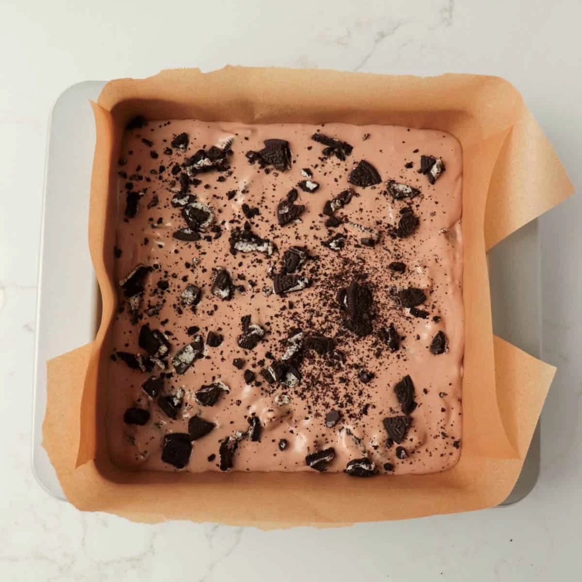 Oreo Nutella Cheesecake Bars