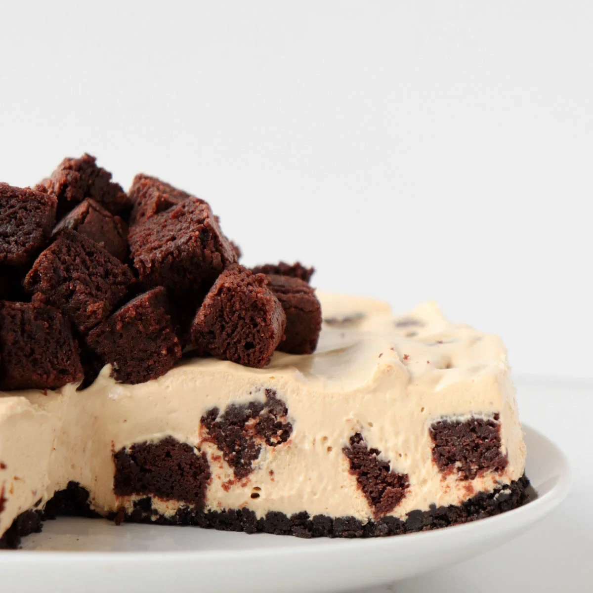 Brownie Coffee Cheesecake