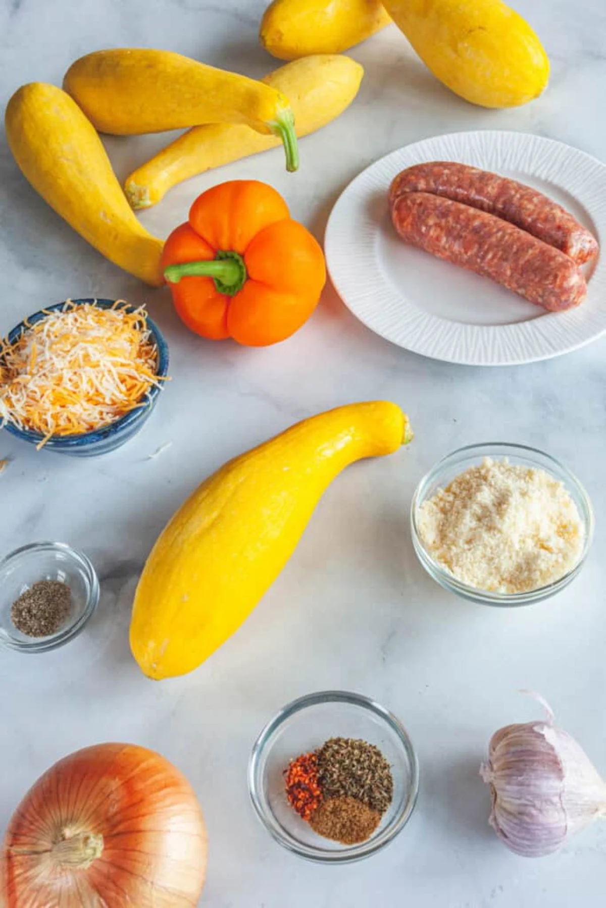 Stuffed Summer Squash
