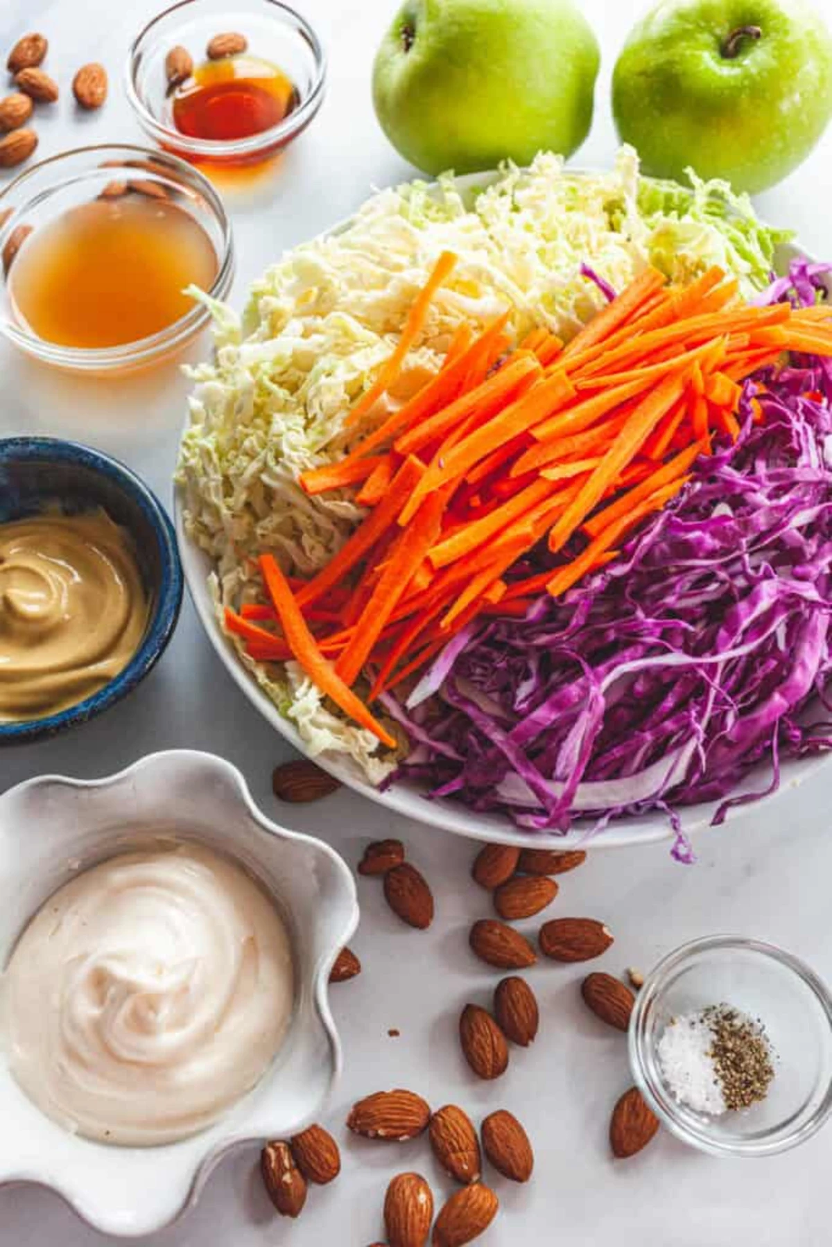 Coleslaw with Apples and Nuts