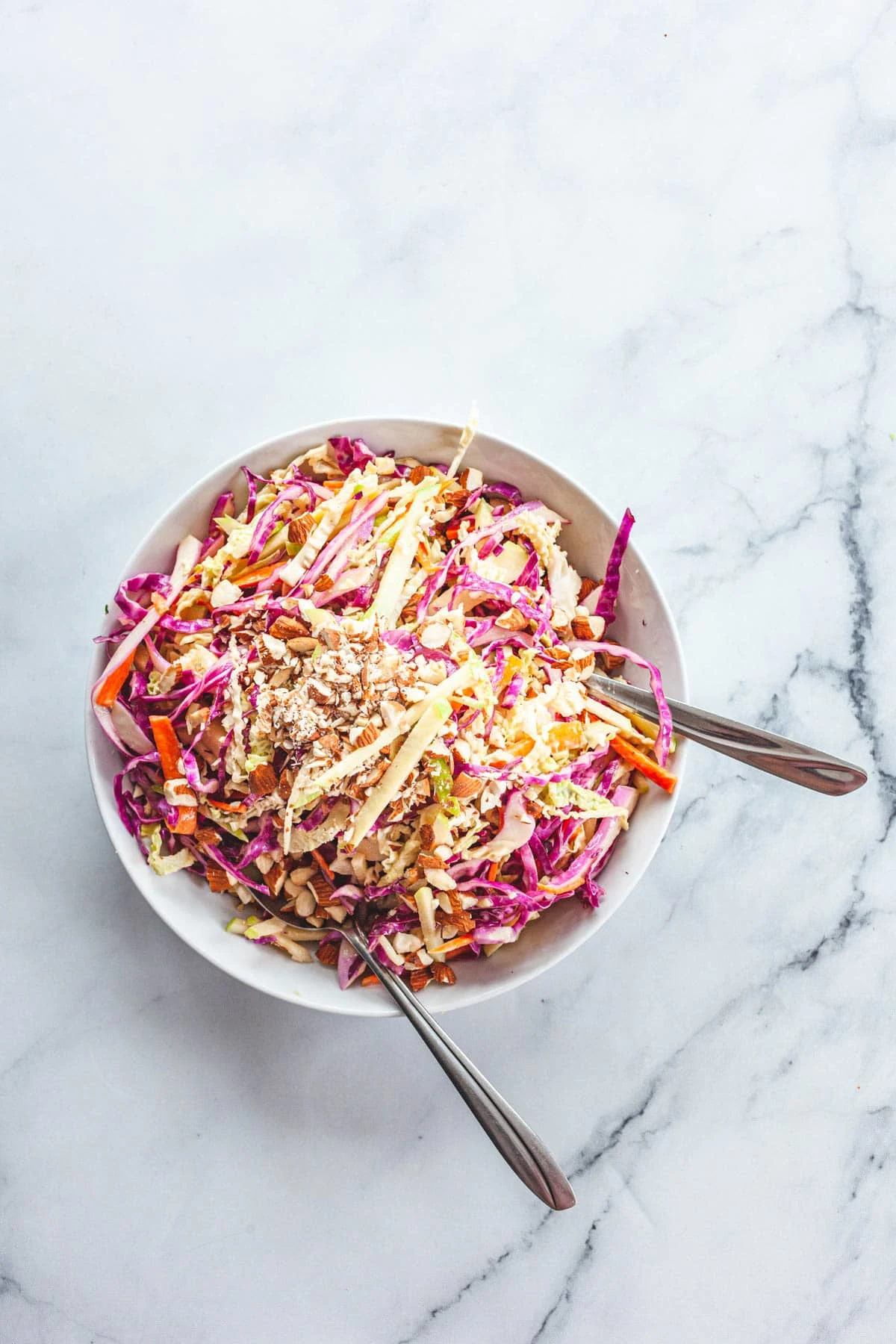 Coleslaw with Apples and Nuts