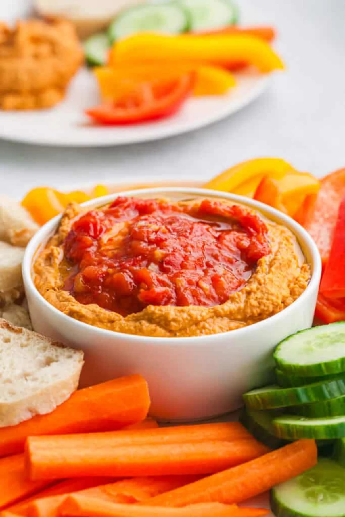 Easy Harissa Hummus