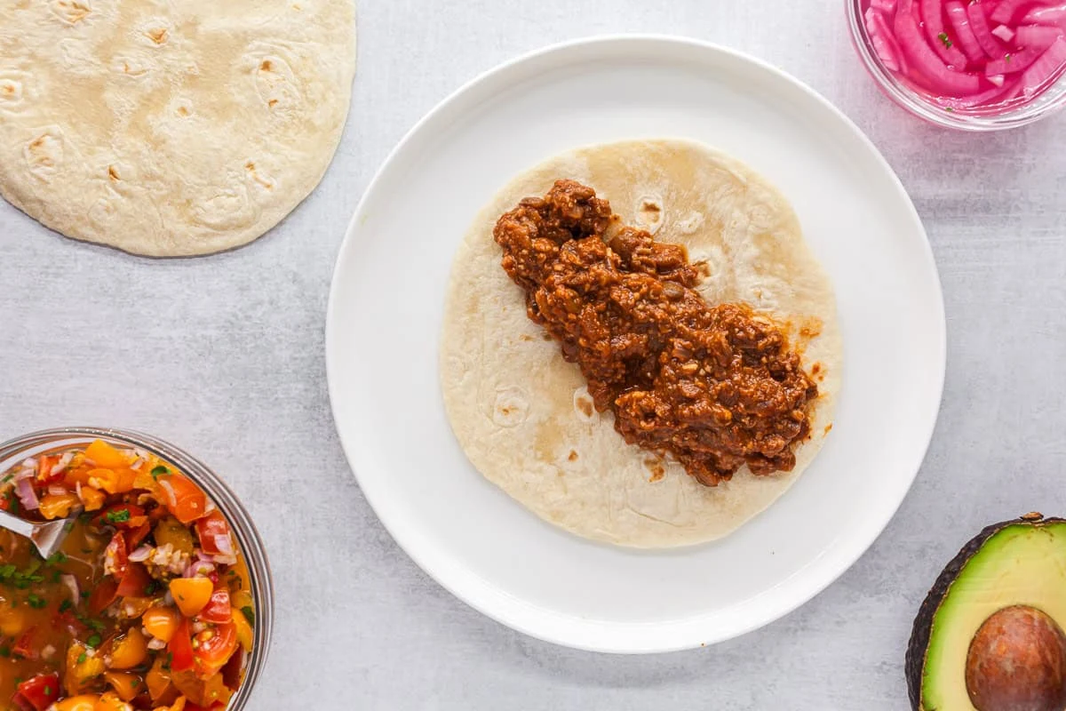 Lentil Tacos (Easy Vegan Green Tacos)