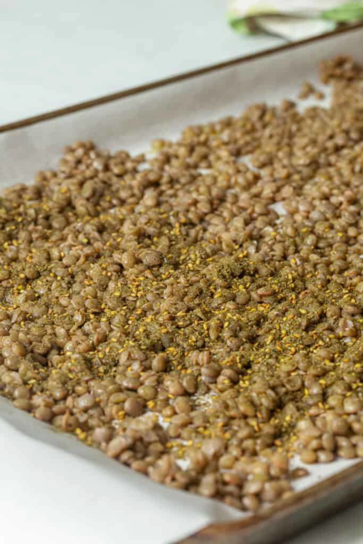 Crispy Roasted Lentils
