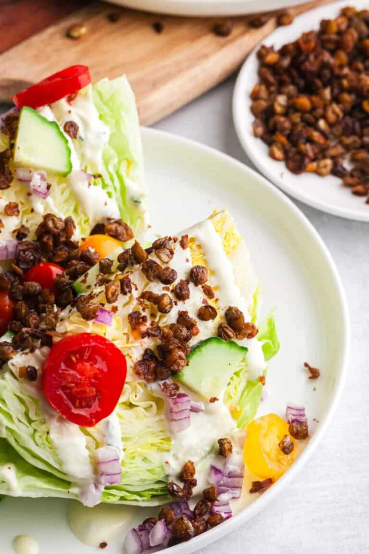 Crispy Roasted Lentils