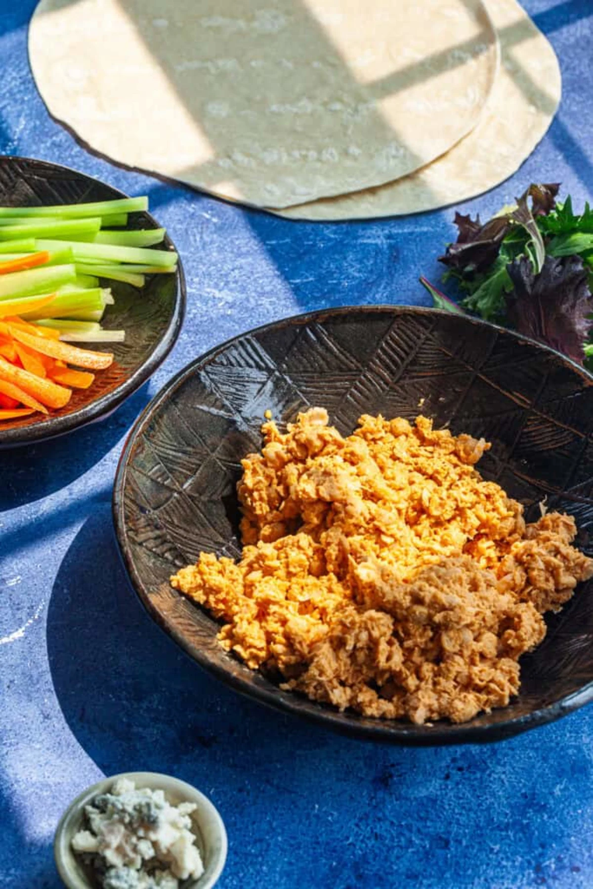 Buffalo Chickpeas Wrap