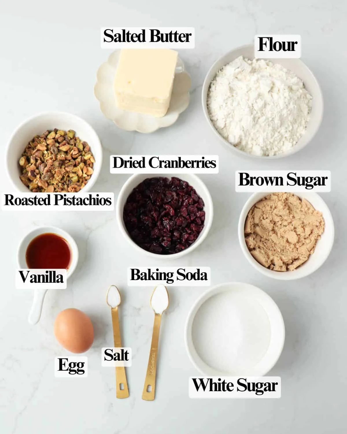 Cranberry Pistacchio Slice and Bake Cookies