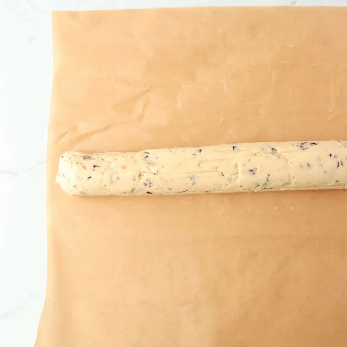 Cranberry Pistacchio Slice and Bake Cookies